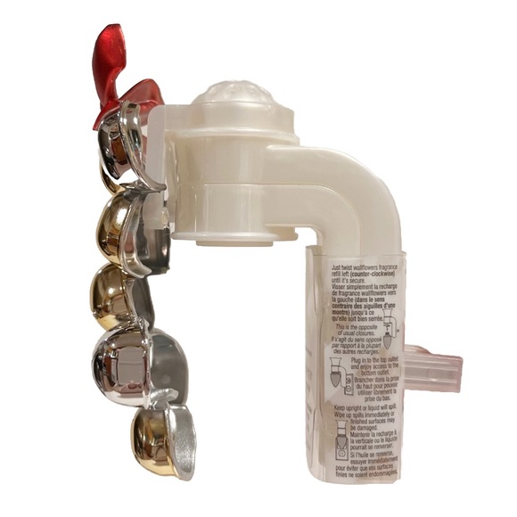 Bath & Body Works Wallflowers Sleigh Bells Bow Red Gold Silver Christmas Holiday - Picture 4 of 15